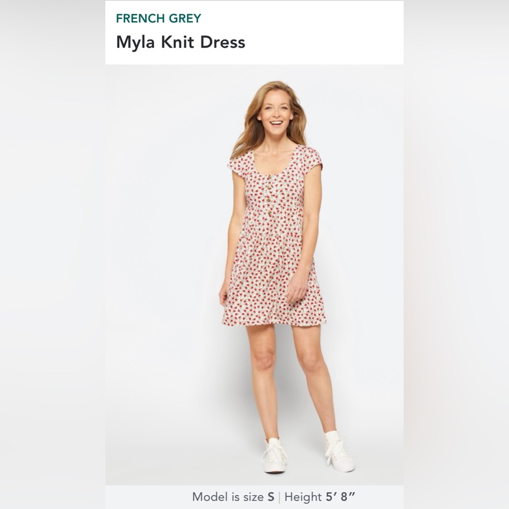 French Gray dress. Size M. Brand new!